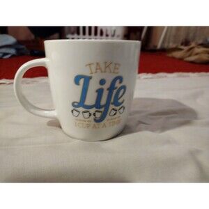 Godinger Gatherings Coffee Mug "Take Life One Cup At A Time" Good Used Condition
